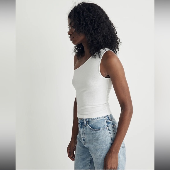 NWT madewell one shoulder top - Picture 2 of 5